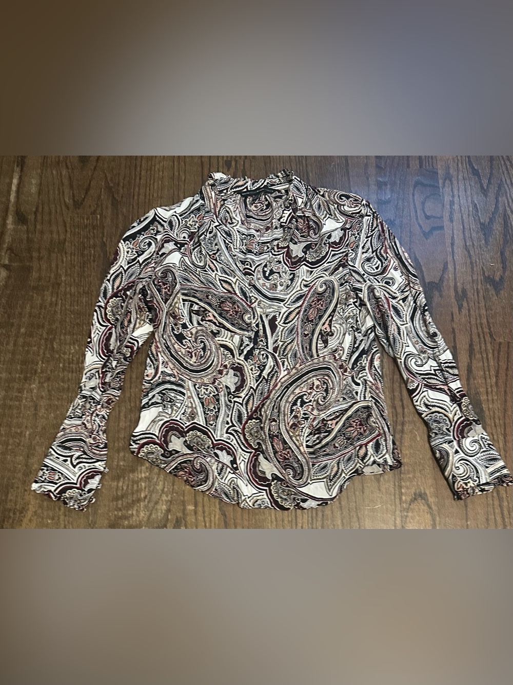 White House Black Market Silk Blouse